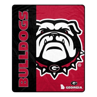 Pegasus Georgia Bulldogs 50" x 60" Endzone Ultra Soft Throw Blanket