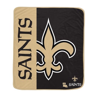 Pegasus New Orleans Saints 50" x 60" Endzone Ultra Soft Throw Blanket