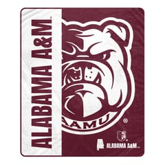 Pegasus Alabama A&M Bulldogs 50" x 60" Endzone Ultra Soft Throw Blanket