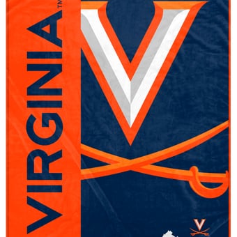 Pegasus Virginia Cavaliers 50" x 60" Endzone Ultra Soft Throw Blanket
