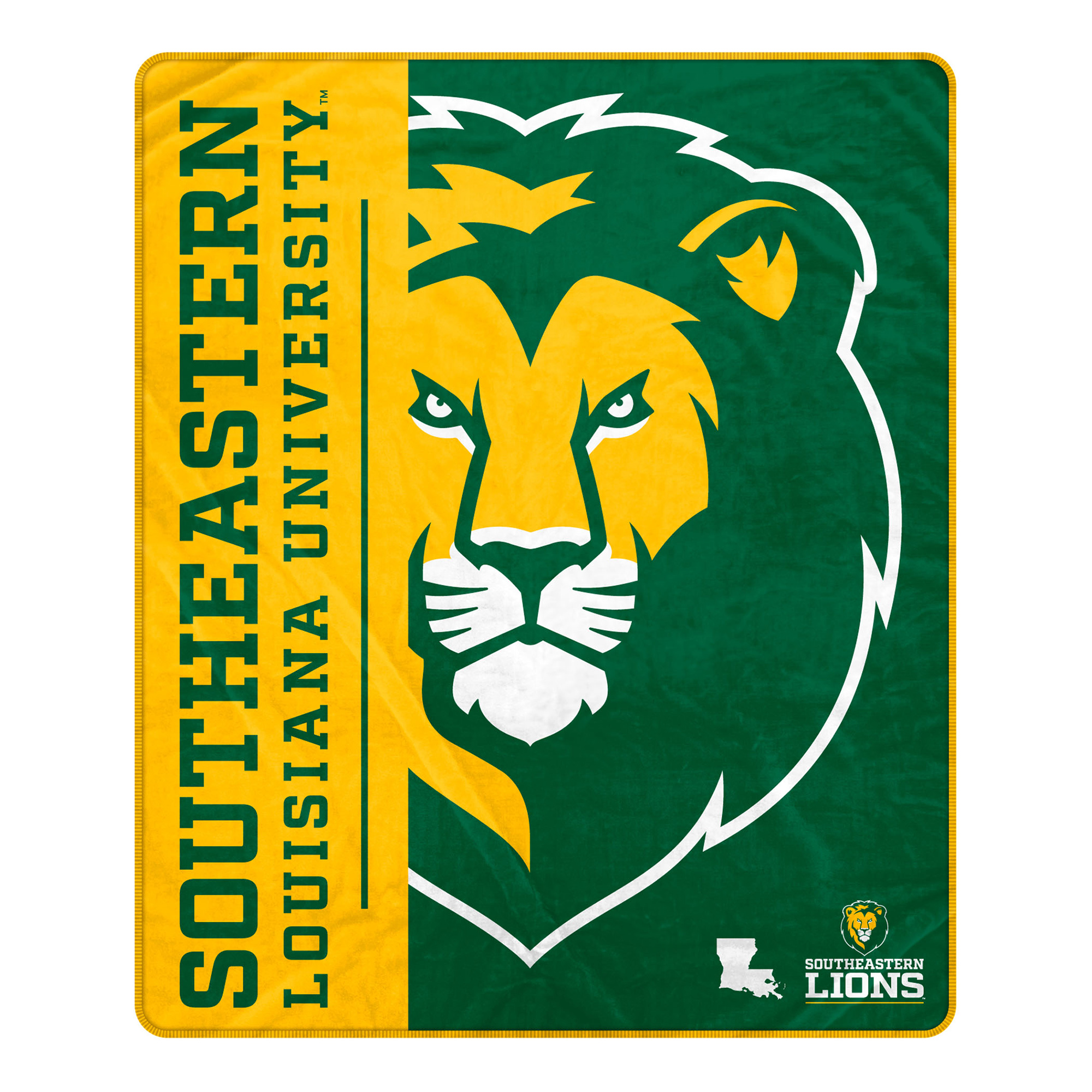 Pegasus Southeastern Louisiana Lions 50" x 60" Endzone Ultra Soft Throw Blanket