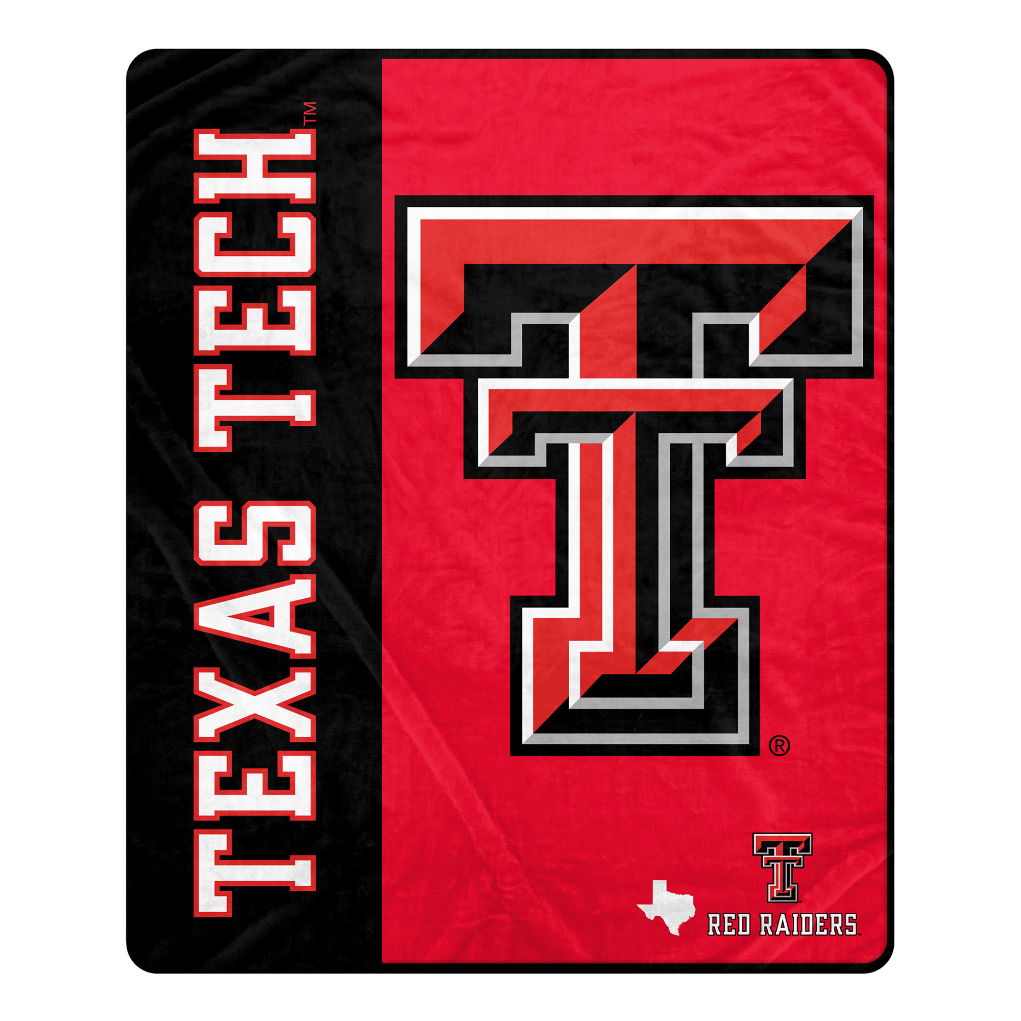 Pegasus Texas Tech Red Raiders 50" x 60" Endzone Ultra Soft Throw Blanket