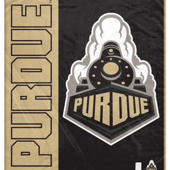 Pegasus Purdue Boilermakers 50" x 60" Endzone Ultra Soft Throw Blanket