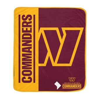 Pegasus Washington Commanders 50" x 60" Endzone Ultra Soft Throw Blanket