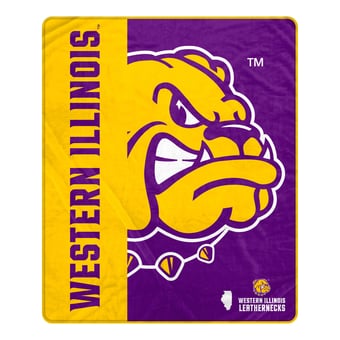 Pegasus Western Illinois Leathernecks 50" x 60" Endzone Ultra Soft Throw Blanket