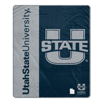 Pegasus Utah State Aggies 50" x 60" Endzone Ultra Soft Throw Blanket