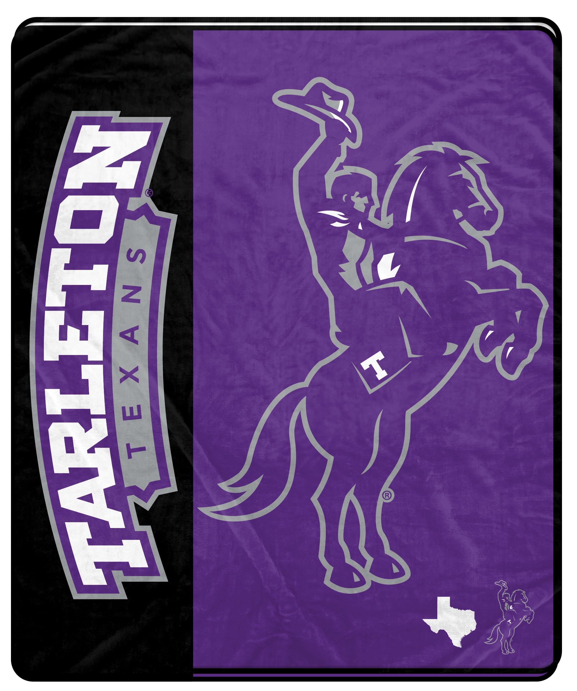 Pegasus Tarleton State Texans 50" x 60" Endzone Ultra Soft Throw Blanket