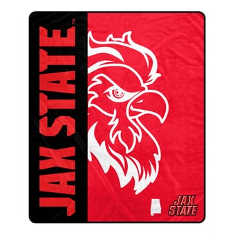 Pegasus Jacksonville State Gamecocks 50" x 60" Endzone Ultra Soft Throw Blanket