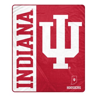Pegasus Indiana Hoosiers 50" x 60" Endzone Ultra Soft Throw Blanket