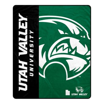 Pegasus Utah Valley Wolverines 50" x 60" Endzone Ultra Soft Throw Blanket