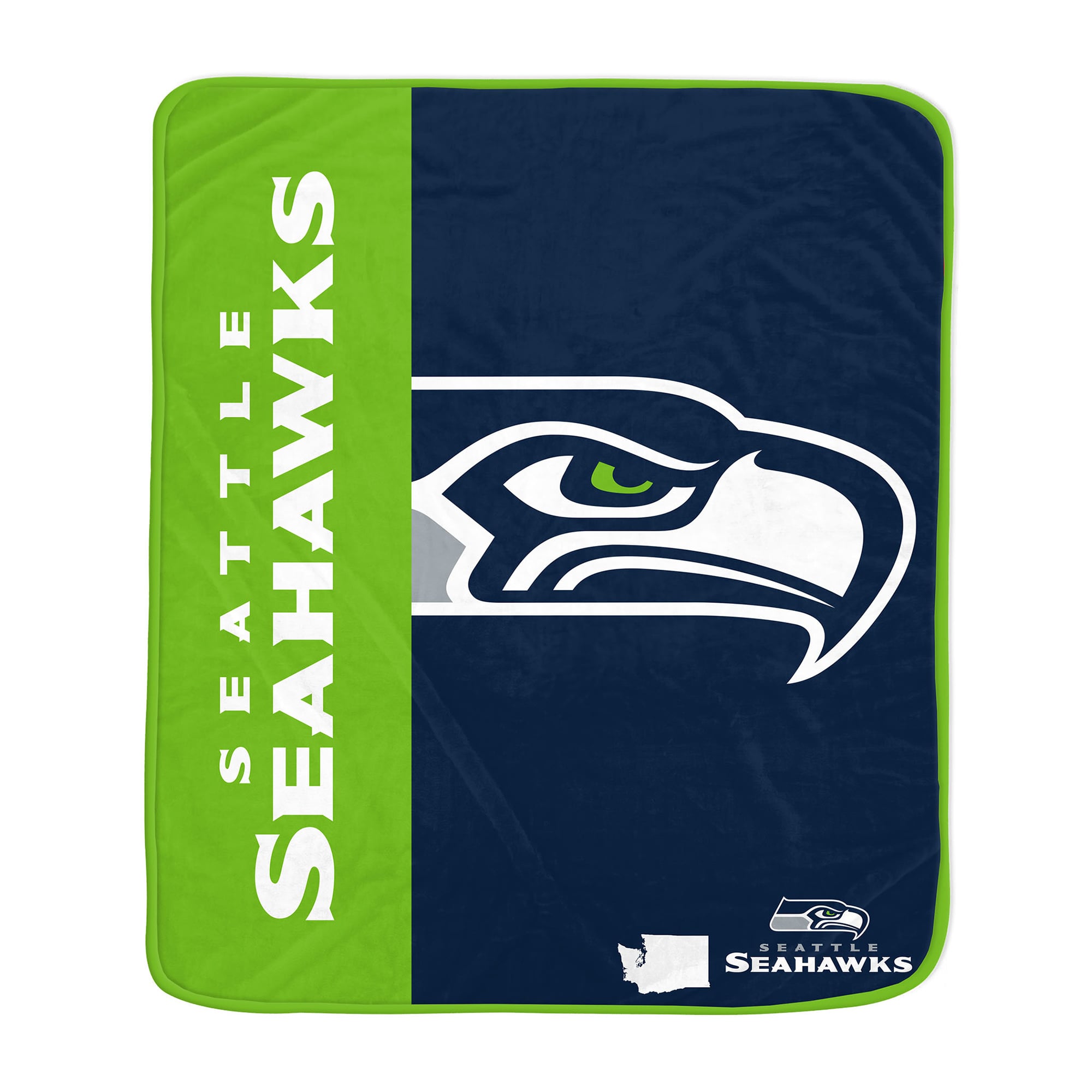 Pegasus Seattle Seahawks 50" x 60" Endzone Ultra Soft Throw Blanket
