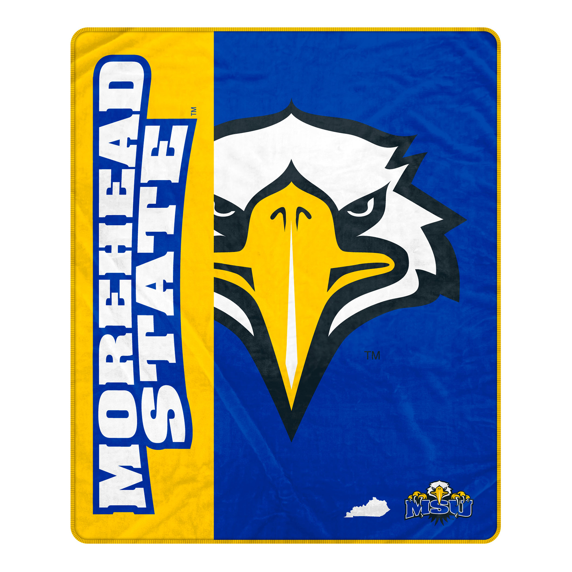 Pegasus Morehead State Eagles 50" x 60" Endzone Ultra Soft Throw Blanket
