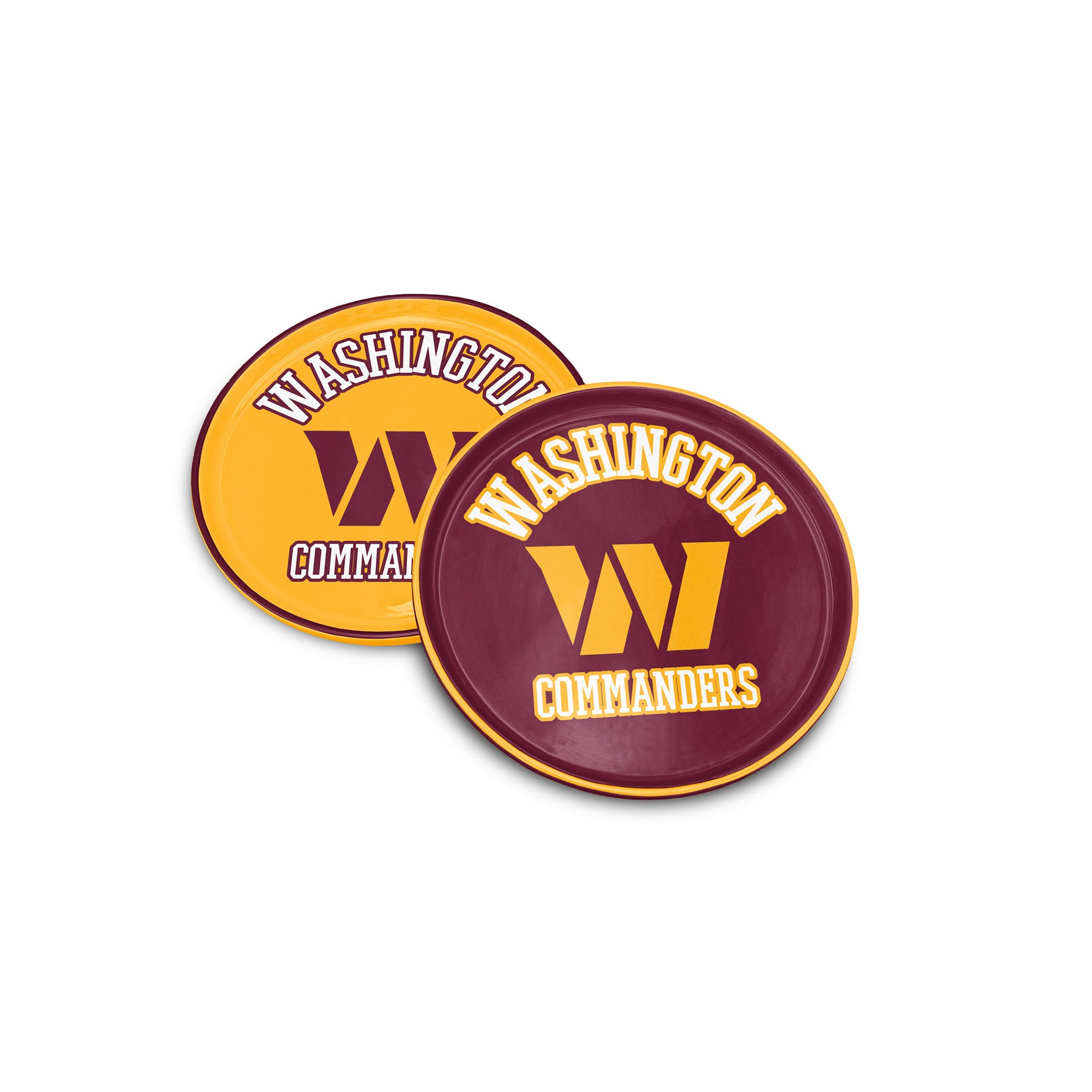 Pegasus Washington Commanders 8″ Home & Away Round Two-Piece Serving Plate Set Pegasus Washington Commanders 8″ Home & Away Round Two-Piece Serving Plate Set