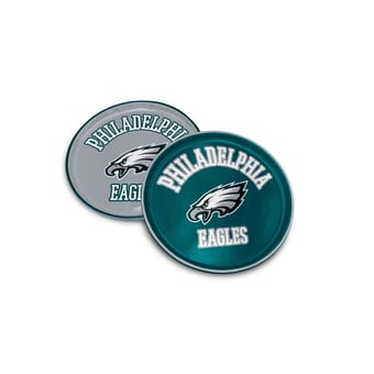 "Pegasus Philadelphia Eagles 8"" Home & Away Round Two-Piece Serving Plate Set"