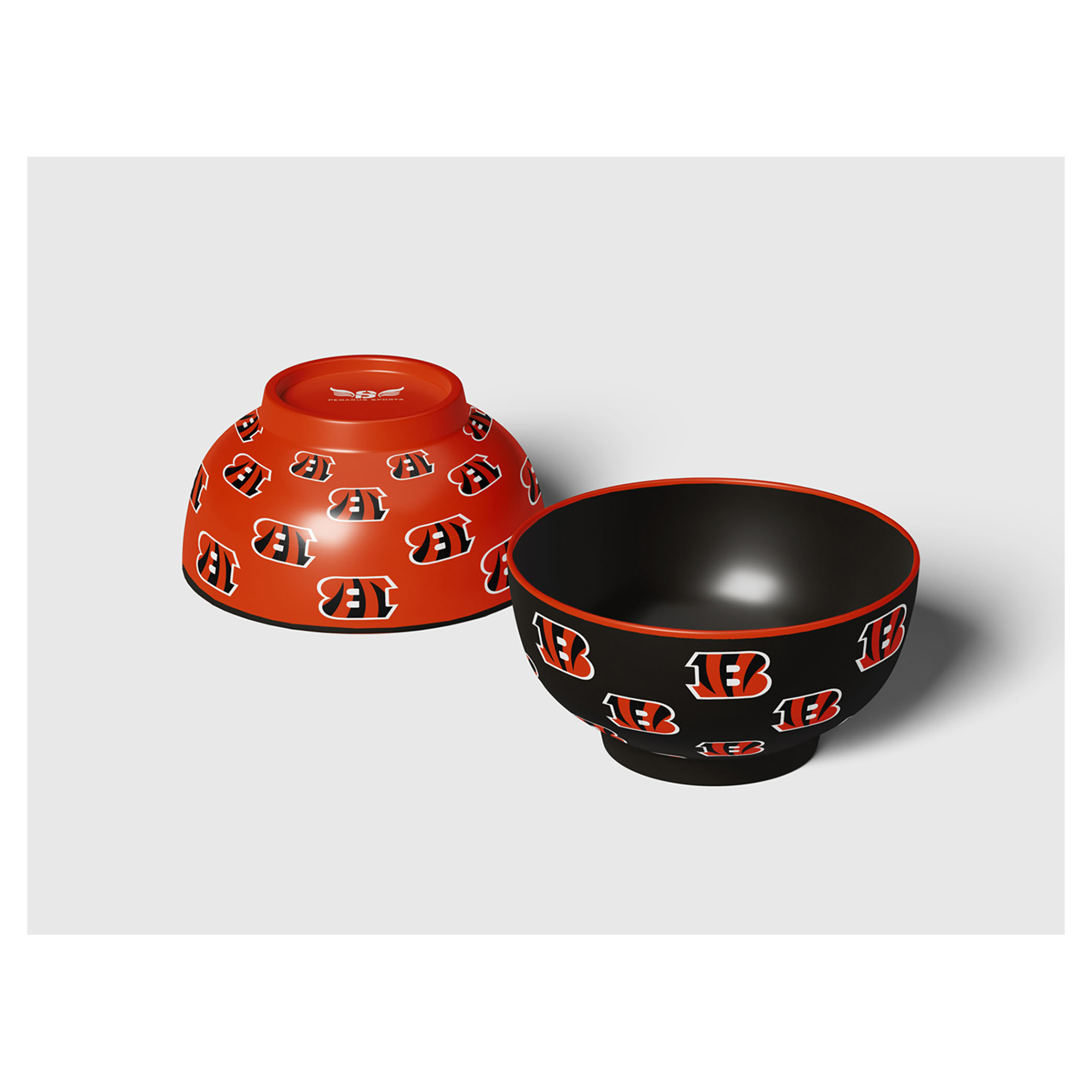 Pegasus Cincinnati Bengals 6" Home & Away Two-Piece Serving Bowl Set