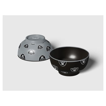 "Pegasus Las Vegas Raiders 6"" Home & Away Two-Piece Serving Bowl Set"