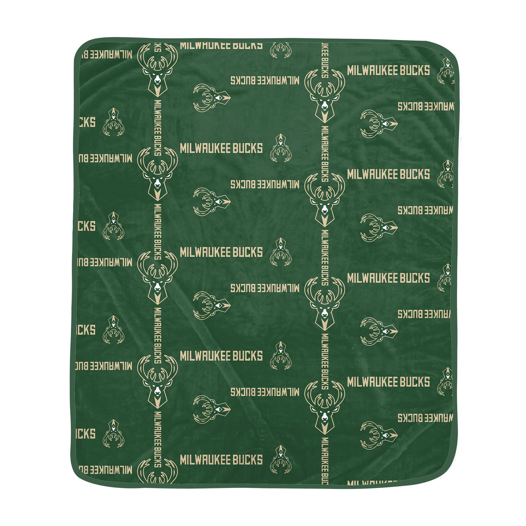 Pegasus Milwaukee Bucks 60" x 70" Homefield Flipped Wordmark Ultra Soft Blanket