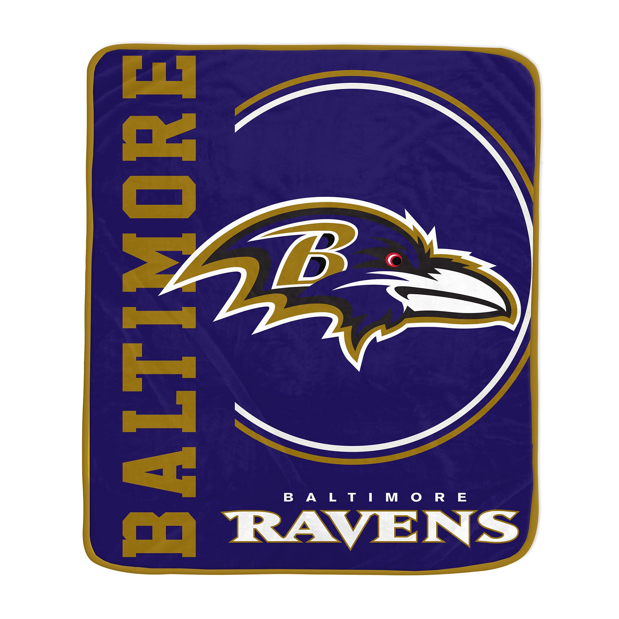 Pegasus Baltimore Ravens 50" x 60" Keep It Simple Ultra Soft Blanket
