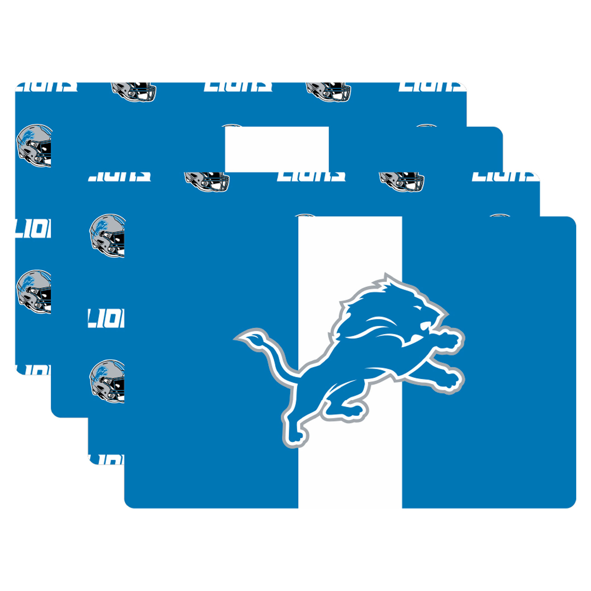 Pegasus Detroit Lions Two-Sided Logo Place Mat and Table Runner Set