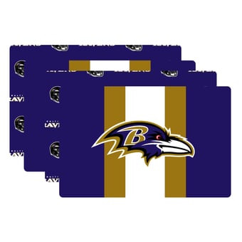 Pegasus Baltimore Ravens Two-Sided Logo Place Mat and Table Runner Set