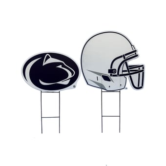 Pegasus Penn State Nittany Lions Logo and Helmet Two-Piece Yard Sign Set