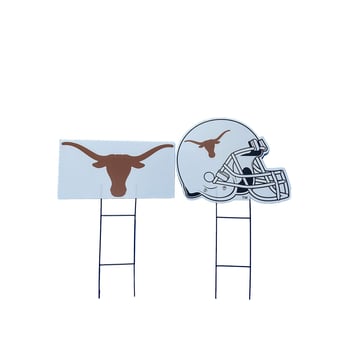 Pegasus Texas Longhorns Logo and Helmet Two-Piece Yard Sign Set