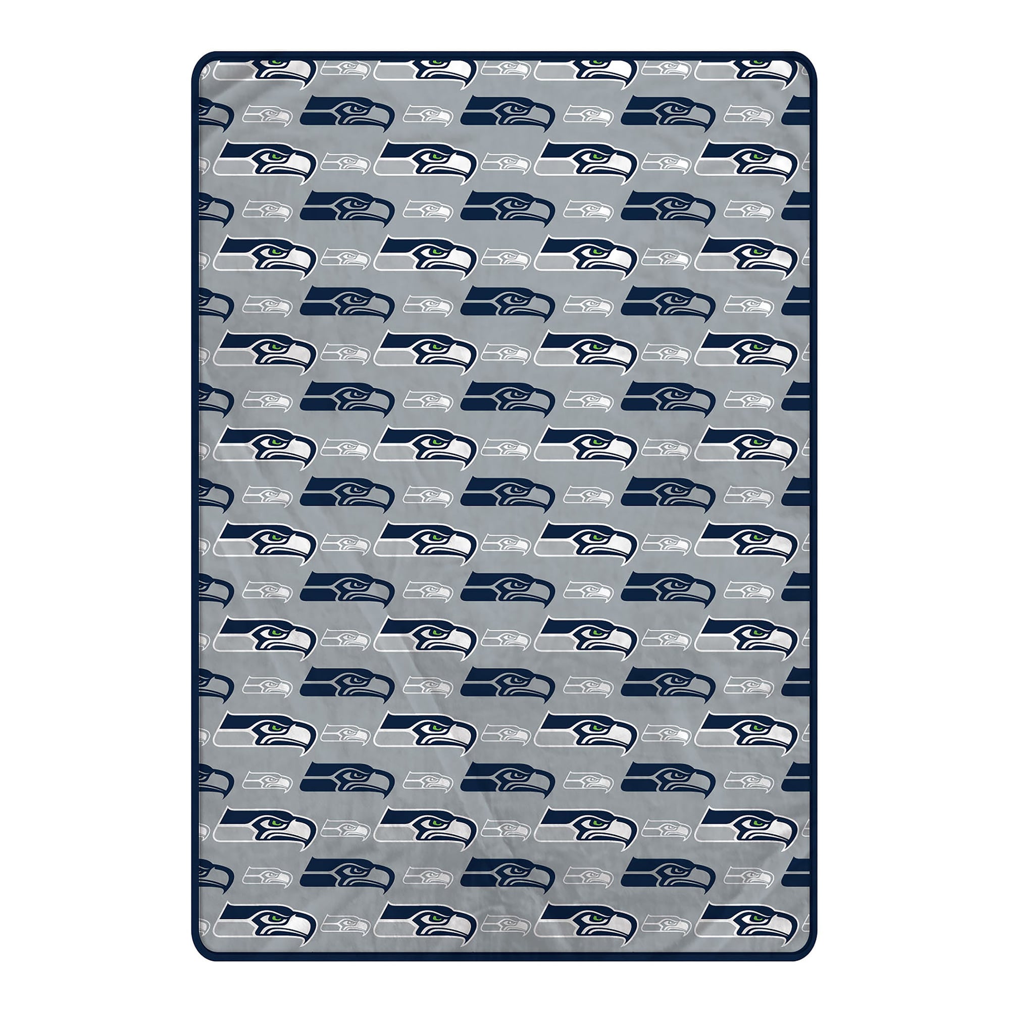 Pegasus Seattle Seahawks 66" x 95" Oversized Logo Roll Ultra Cozy Blanket