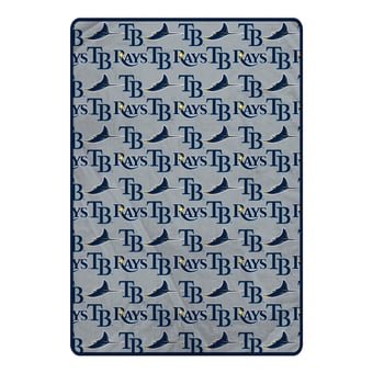 Pegasus Tampa Bay Rays 66" x 95" Oversized Logo Roll Ultra Cozy Blanket