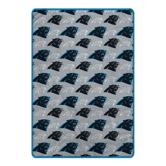 Pegasus Carolina Panthers 66" x 95" Oversized Logo Roll Ultra Cozy Blanket