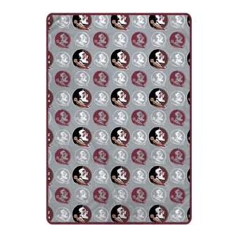 Pegasus Florida State Seminoles 66" x 95" Oversized Logo Roll Ultra Cozy Blanket