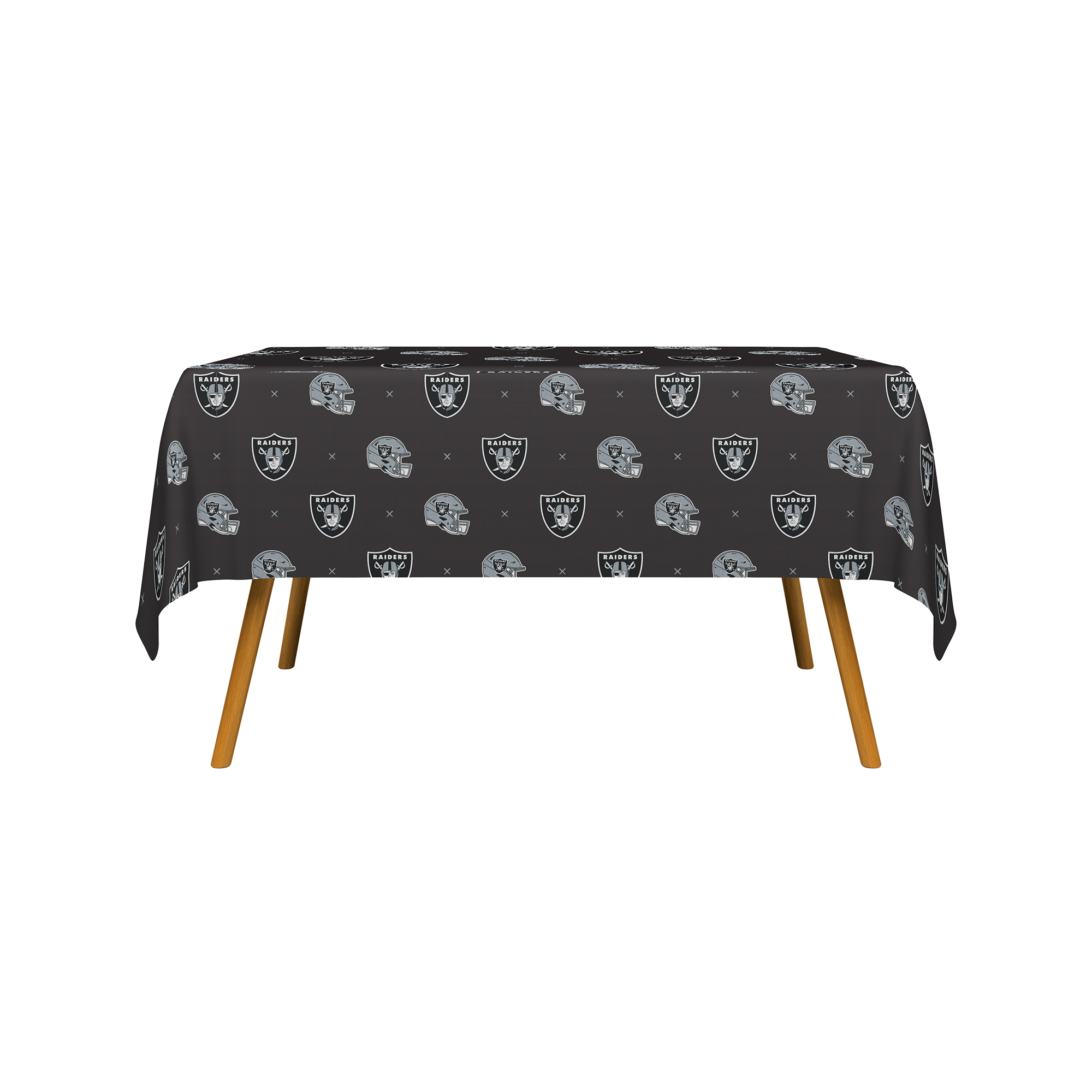 Pegasus Las Vegas Raiders 54" x 100" Repeat Logo Table Cover Roll