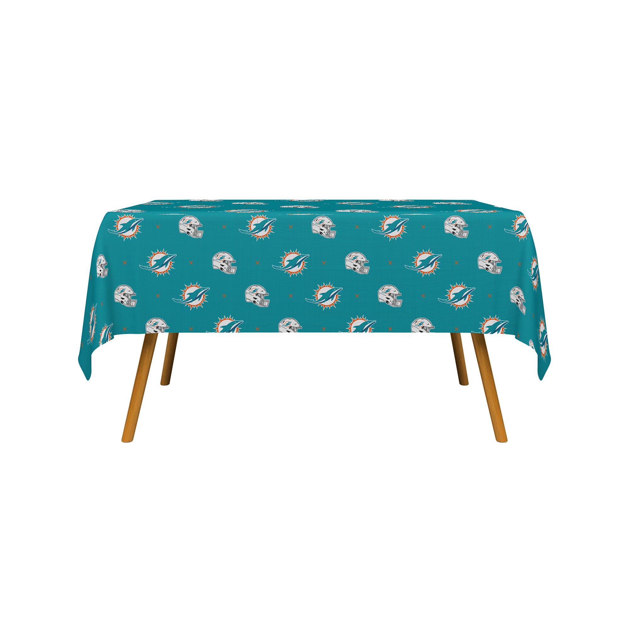 Pegasus Miami Dolphins 54" x 100" Repeat Logo Table Cover Roll