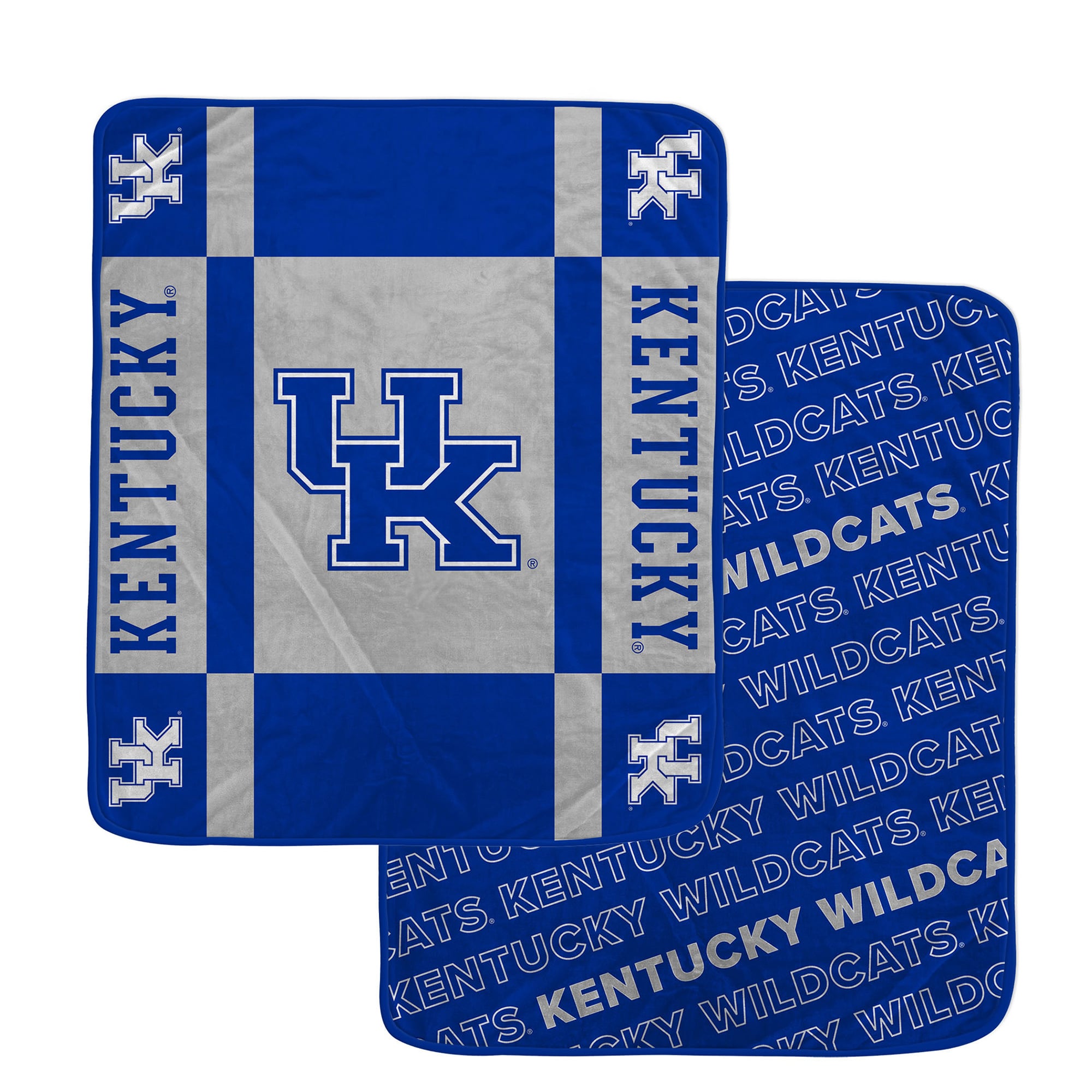 Pegasus Kentucky Wildcats 60" x 70" Reverse Block Wordmark Double-Sided Ultra Cozy Blanket