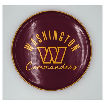 Pegasus Washington Commanders 14" Script Logo Round Serving Tray