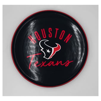 Pegasus Houston Texans 14" Script Logo Round Serving Tray