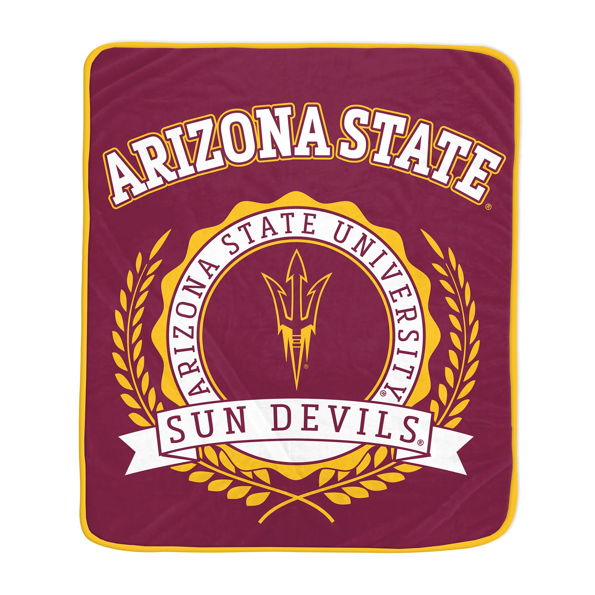 Pegasus Arizona State Sun Devils 50" x 60" University Crest Ultra Soft Blanket