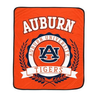 "Pegasus Auburn Tigers 50"" x 60"" University Crest Ultra Soft Blanket"