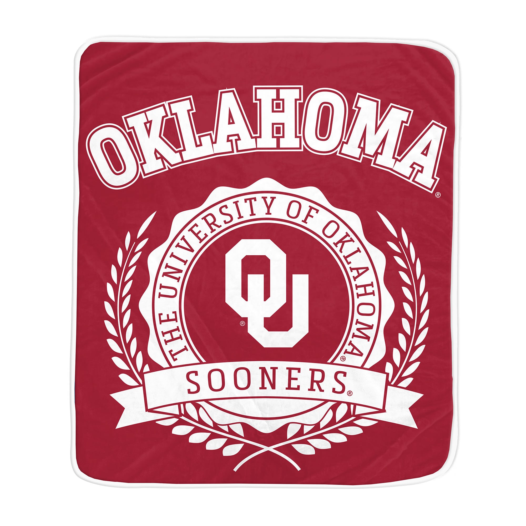 Pegasus Oklahoma Sooners 50" x 60" University Crest Ultra Soft Blanket