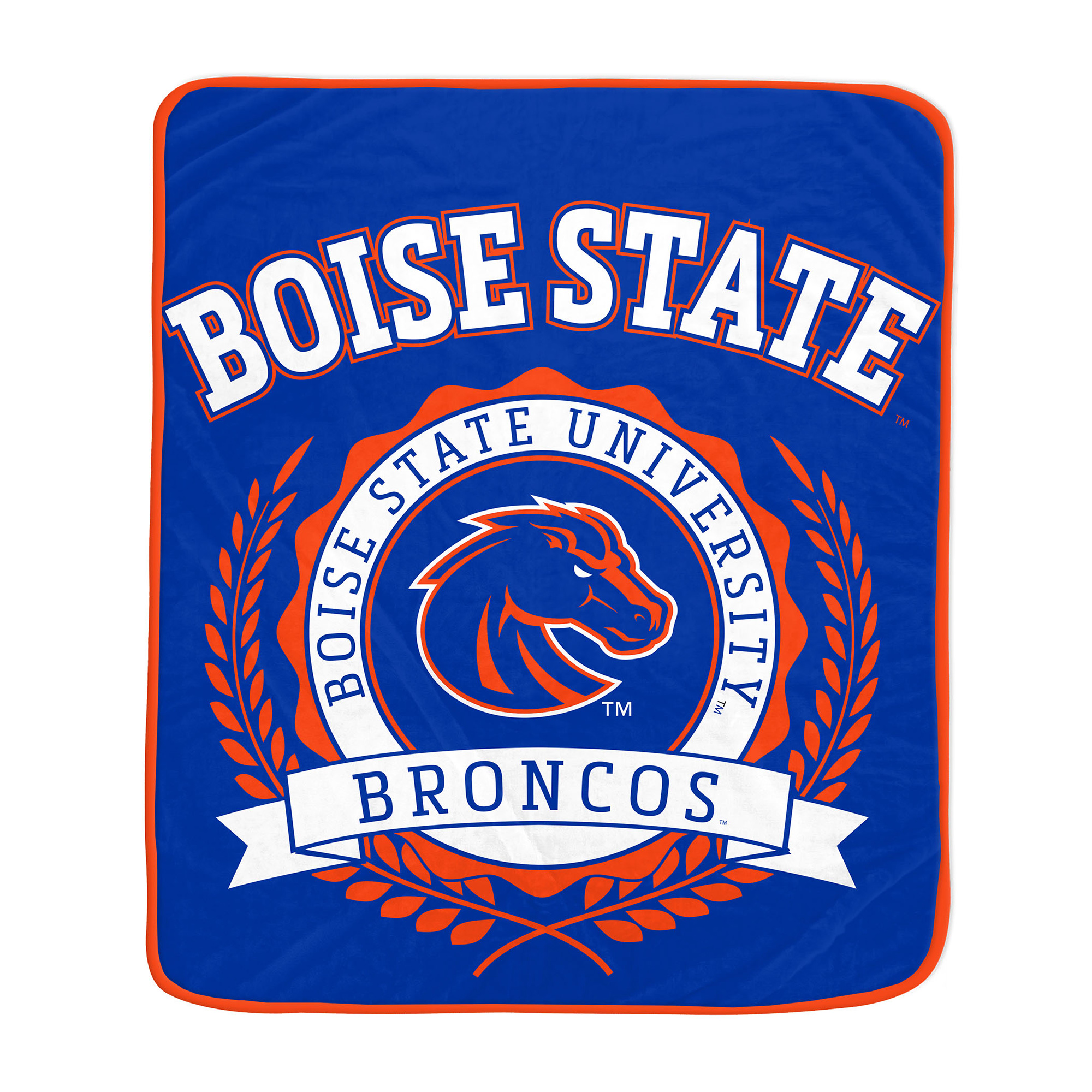 Pegasus Boise State Broncos 50" x 60" University Crest Ultra Soft Blanket
