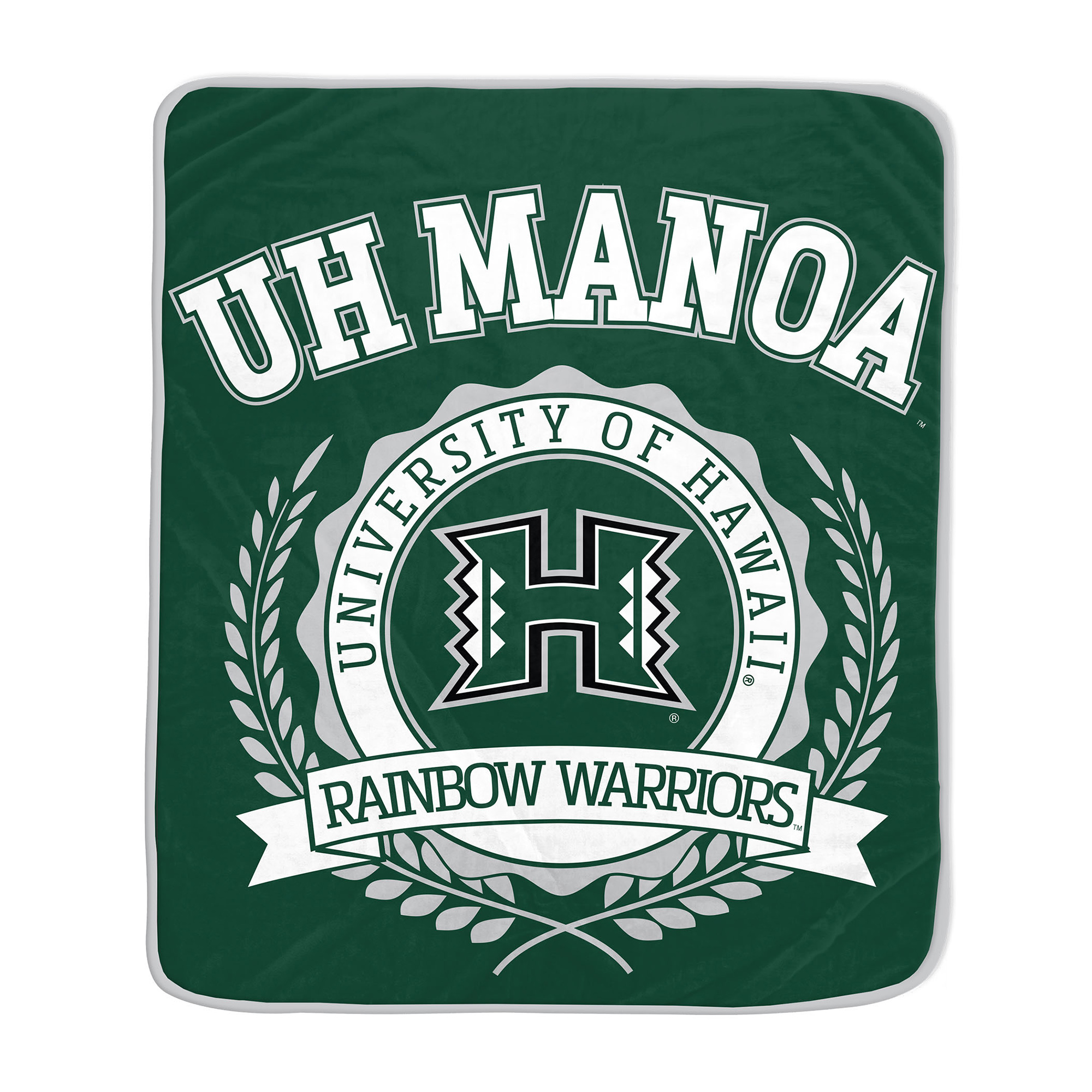 Pegasus Hawaii Rainbow Warriors 50" x 60" University Crest Ultra Soft Blanket