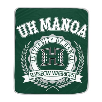 Pegasus Hawaii Rainbow Warriors 50" x 60" University Crest Ultra Soft Blanket