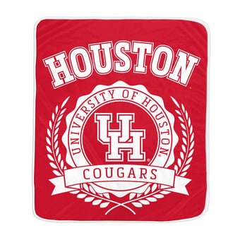 Pegasus Houston Cougars 50" x 60" University Crest Ultra Soft Blanket