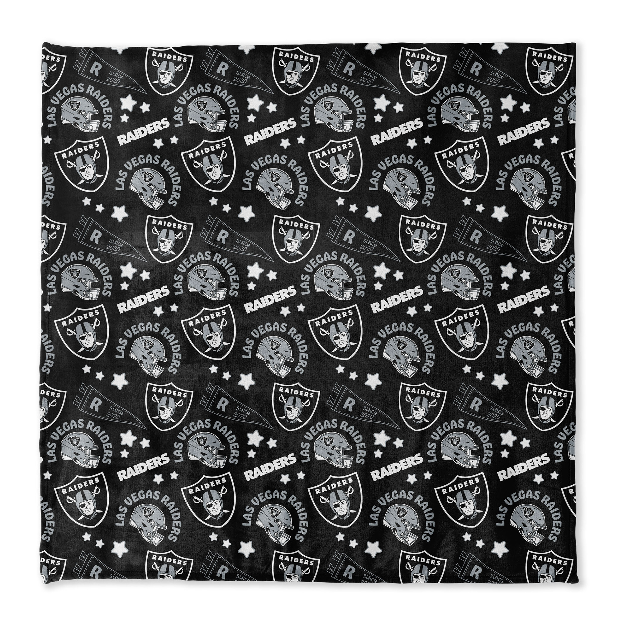 Pegasus Las Vegas Raiders 108" x 108" Victory Pennant Ultra Cozy Family Blanket