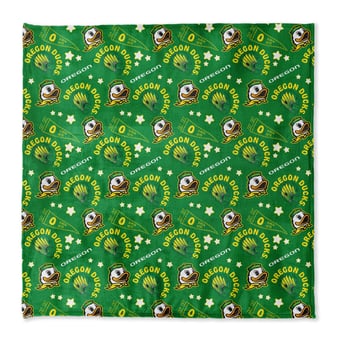 Pegasus Oregon Ducks 108" x 108" Victory Pennant Ultra Cozy Family Blanket