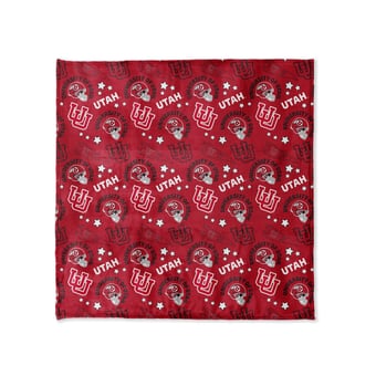 Pegasus Utah Utes 108" x 108" Victory Pennant Ultra Cozy Family Blanket
