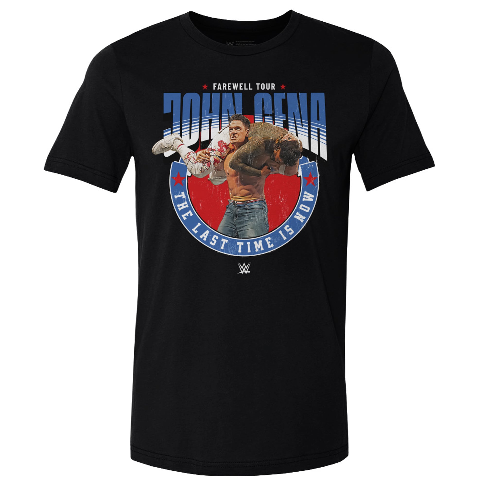 Men's 500 Level Black John Cena The Last Time Is Now T-Shirt