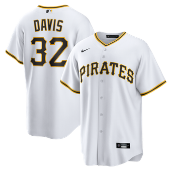 Men's Nike Henry Davis White Pittsburgh Pirates Home Replica Jersey