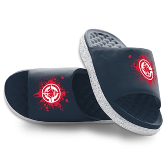 Youth ISlide LA Clippers Centered Logo Splat Motive Slide Sandals