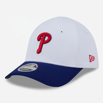 Toddler New Era  White Philadelphia Phillies Baseball 39THIRTY M-Crown Adjustable Hat