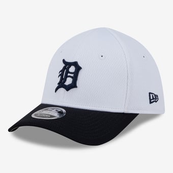 Toddler New Era  White Detroit Tigers Baseball 39THIRTY M-Crown Adjustable Hat